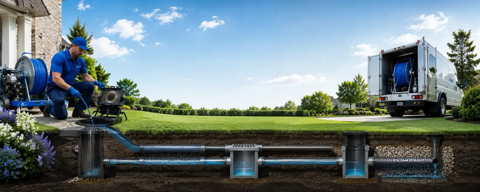Outdoor drain cleaning information for Waynesfield, OH